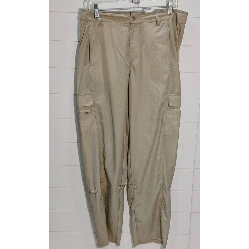 EUC Columbia Women's Omni Shade PFG Pants Size Medium Reg. Ripstop Roll Up